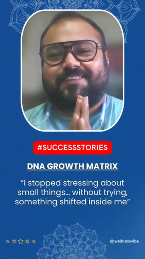 What happens when overthinking stops?

For him, it meant clarity, calm, and acceptance — within just 48 hours of experiencing the DNA Growth Matrix.

An honest testimonial from an IT professional

Join our DNA Re-Pattern Workshop this Saturday and begin rewiring your inner responses.
🔗 Link in bio

#WellnessVibe