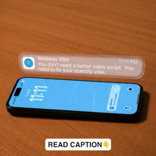 You put together a flawless proposal. Your slides look incredible, your case studies are solid, and your solution is exactly what they asked for.
But the moment you sit down with a big, high-ticket client, something shifts in the room. You can feel them pulling back. They start asking tight, suspicious questions, delaying the next call, or completely ghosting you after the pitch. You leave the meeting frustrated, trying to figure out where your pitch went wrong.
Why does this happen? Because high-ticket enterprise clients can instantly sense the underlying pattern of scarcity in your presentation.
When you desperately need to close a deal to cover your payroll, hit your monthly numbers, or prove your success, your body enters a subtle state of panic. You talk a little too fast, you agree to their demands too quickly, and you give off an intense, needy energy. This survival mode creates an unmistakable physical pattern of tension that you cannot hide. High-ticket buyers are extremely sensitive to this. Even if your slides look perfect, their instincts pick up on your anxious pattern and tell them that something is wrong.
Your sales pitch isn't failing because your offer is bad. It’s failing because your body is running a pattern of lack that makes high-paying clients feel unsafe.
How we actually break the pattern:
You cannot hide a desperate vibe with a better pitch deck. You have to break the pattern of how your body handles high-stakes pressure.
Notice the pattern before the call: The next time you prepare for a huge meeting and feel your stomach churning, your palms sweating, or your mind racing about the money, pause. Say to yourself, ""This is my old pattern of scarcity trying to run this call.""
Calm the physical pattern of desperation: Scarcity lives directly in your body in shallow breathing, a tight jaw, and rigid posture. We use simple, soothing sound tools to relax those exact physical feelings before your meetings, disrupting the anxious pattern so you enter the room with genuine authority.
Ready to close big deals with total ease? Click the link in our bio to see how we help leaders break these hidden patterns for good.
#WellnessVibe