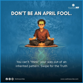 The biggest "April Fools" joke is believing your thoughts are the problem. 🛑🧘‍♀️

It’s April 1st. Everyone is talking about "New Month, New Me" and resetting their meditation apps.

But here is the truth: If your internal system is biologically tuned to a frequency of anxiety or "staying small" inherited from your lineage—sitting in silence is just watching the chaos on repeat.

Working on the mind is useless when the problem lies in the Root.

#WellnessVibe
